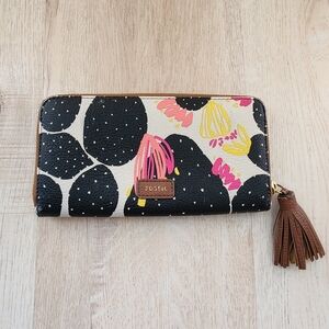 Fossil Wallet Mia Cactus Print